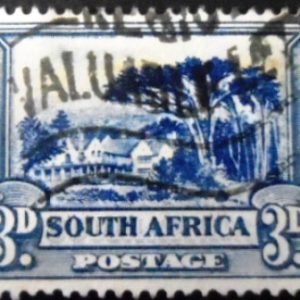 Selo postal da África do Sul de 1933 Groote Schuur