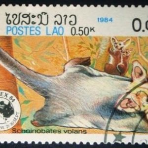 Selo postal comemoraitvo de Lais de 1984 Greater Glider