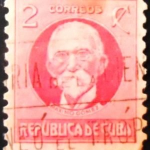 Selo postal de Cuba de 1925 Maximo Gomez