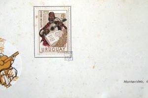 Envelope Comemorativo Uruguay 1972 Bartolome Hidalgo