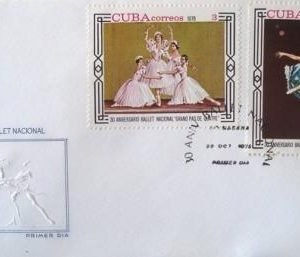 Envelope 1º Dia Circulação Cuba 1978 Ballet Nacional