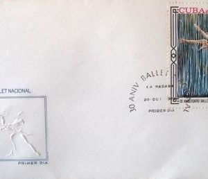 Envelope 1º Dia Circulação Cuba 1978 Ballet Nacional