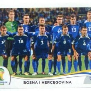 Figurinha n 432 Seleção da Bosna I Hercegovina 2014