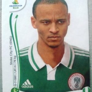 Figurinha 483 X - Peter Osaze Odemwingie - atacante da Nigéria