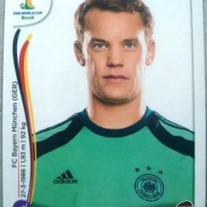 Figurinha 90 - Manuel Peter Neuer - goleiro da Alemanha