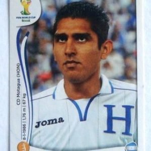 Figurinha 401 - Jorge Claros - Meio campista dde Honduras