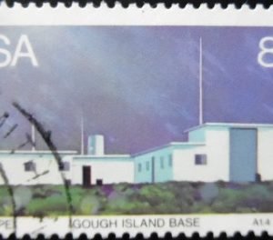 Selo postal da África do Sul de 1983 Gough island