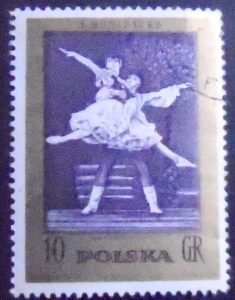 Selo postal da Polônia de 1972 On the Billet