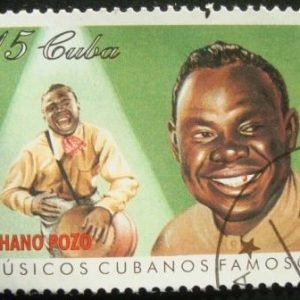 Selo postal de Cuba de 1999 Chano Pozo