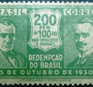Selo postal comemortivo Brasil 1931 C 31