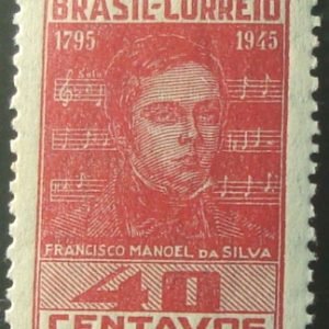 Selo postal de 1945 Francisco Manoel da Silva