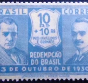 Selo postal comemortivo Brasil 1931 C 27