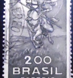 Selo postal COMEMORATIVO emitido no Brasil em 1935 - C 91 U