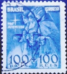 Selo comemorativo do Brasil de 1939 - C 146 U