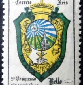 Selo postal comemorativo do Brasil de 1936 C 112 M