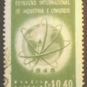 Selo postal do Brasil de 1948 Exposição de Quitandinha - C 237 U