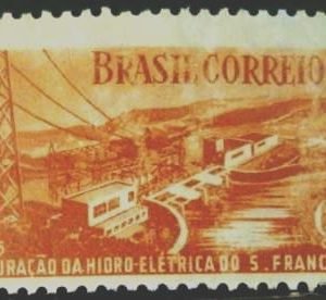 Selo postal comemorativo do Brasil de 1955 - C 356 N