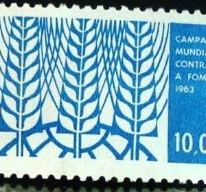 Selo postal do Brasil de 1963 Campanha Contra Fome - C 492 N
