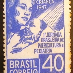 Selo postal comemorativo do Brasil de 1947 - C 234 N