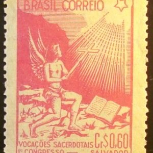 Selo postal comemorativo do Brasil de 1949 - C 247 N
