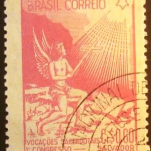 Selo postal comemorativo do Brasil de 1949 - C 247 NCC