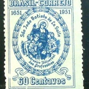 Selo postal Comemorativo do Brasil de 1951 - C 263 N