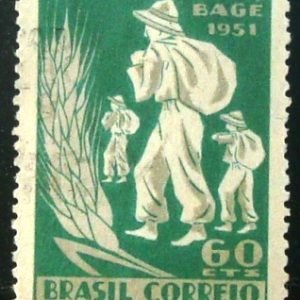 Selo postal comemorativo do Brasil de 1951 - C 272 N