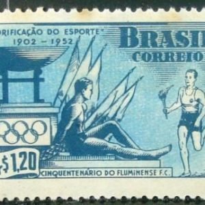 Selo postal comemorativo do Brasil de 1951 - C 282 N