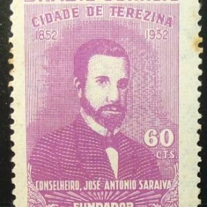 Selo postal comemorativo do Brasil de 1951 - C 283 N