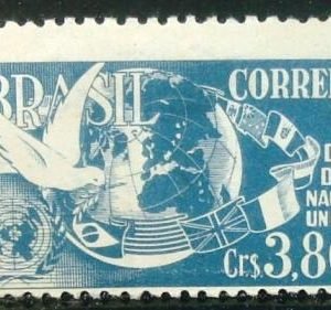 Selo postal comemorativo do Brasil de 1951 - C 286 N