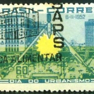 Selo postal Comemorativo do Brasil de 1952 - C 261 NCC