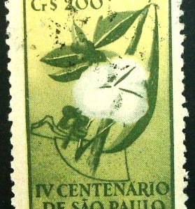 Selo postal comemorativo do Brasil de 1953 - C 292 U