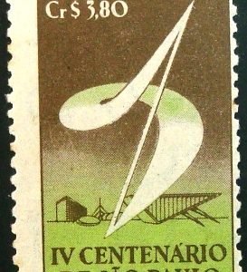 Selo postal comemorativo do Brasil de 1953 - C 294 N