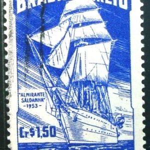 Selo posttal Comemorativo do Brasil de 1953 - C 299 U