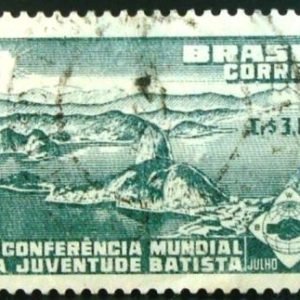 Selo postal Comemorativo do Brasil de 1953 - C 302 U