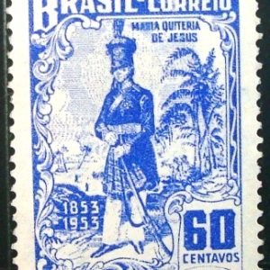 Selo posttal Comemorativo do Brasil de 1953 - C 305 U