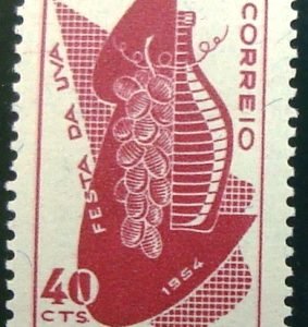 Selo postal Comemorativo do Brasil de 1954 - C 335 N