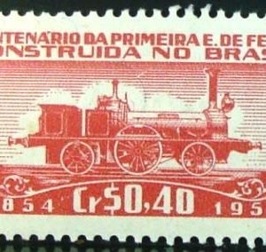 Selo postal Comemorativo do Brasil de 1954 - C 337 N