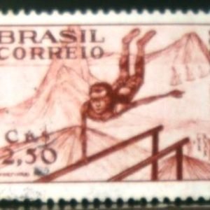 Selo postal Comemorativo do Brasil de 1957 - C 388 U