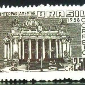 Selo de 1958 Conferência Interparlamentar N
