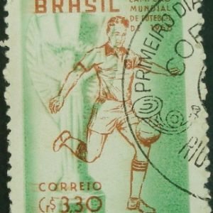 Selo postal de 1959 Brasil Campeão - C 430 N1D