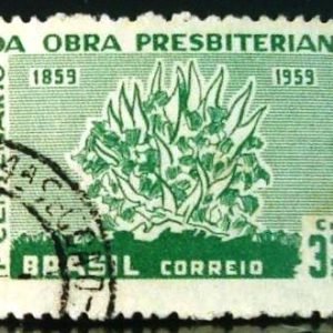 Selo postal de 1959 Obra Presbiteriana - C 444 MCC