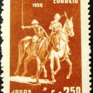 Selo postal do Brasil de 1959 IX Jogos Infantis