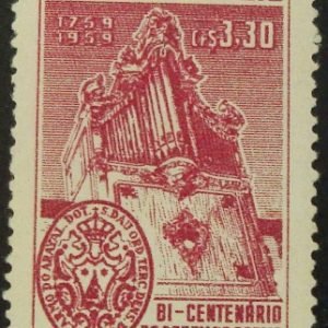 Selo postal do Brasil de 1959 Ordem do Carmo