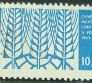 Selo postal do Brasil de 1963 Campanha Contra Fome - C 492 U