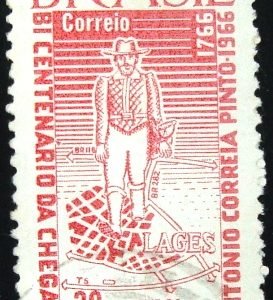 Selo Comemorativo do Brasil de 1966 - C 558 U