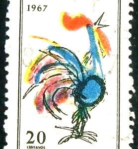 Selo postal do Brasil de 1967 Festival da Canção - C 582 U