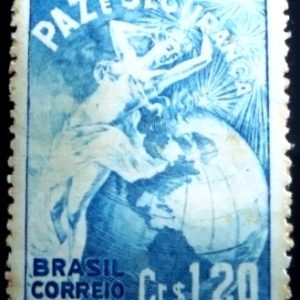 Selo postal comemorativo do Brasil de 1947 - C 229 N