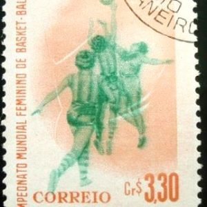 Selo postal Comemorativo do Brasil de 1957 - C 393A MCC