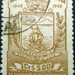 Selo postal COMEMORATIVO do Brasil de 1948 - C 238 U